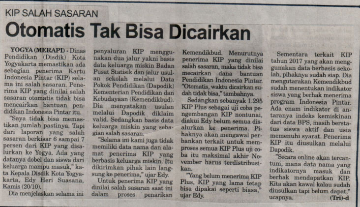 Kliping jogja terbaru