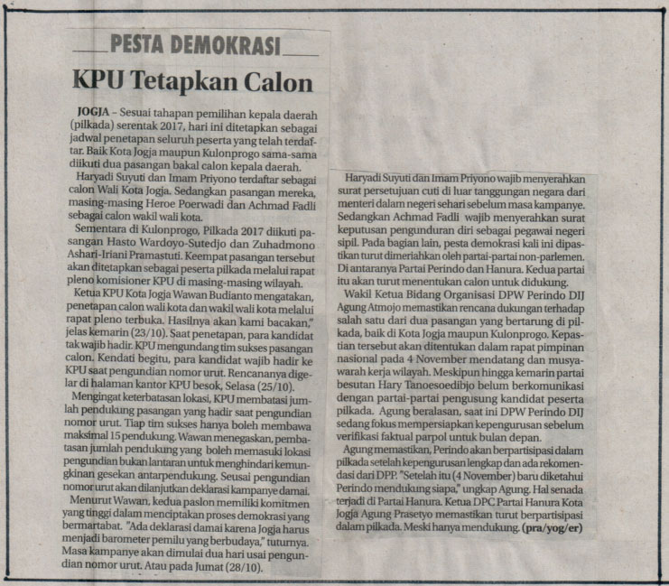 Kliping jogja terbaru
