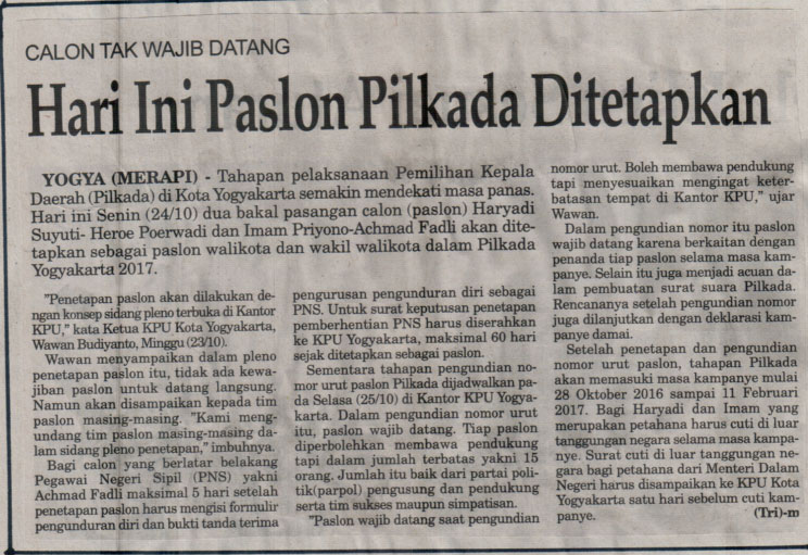 Kliping jogja terbaru
