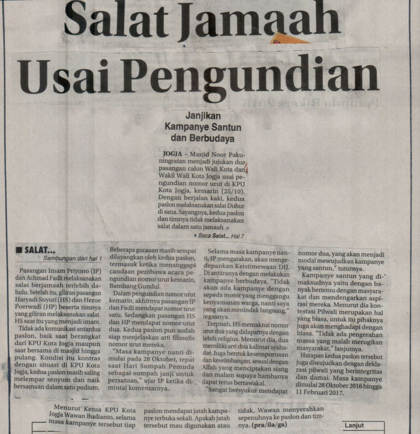 Kliping jogja terbaru