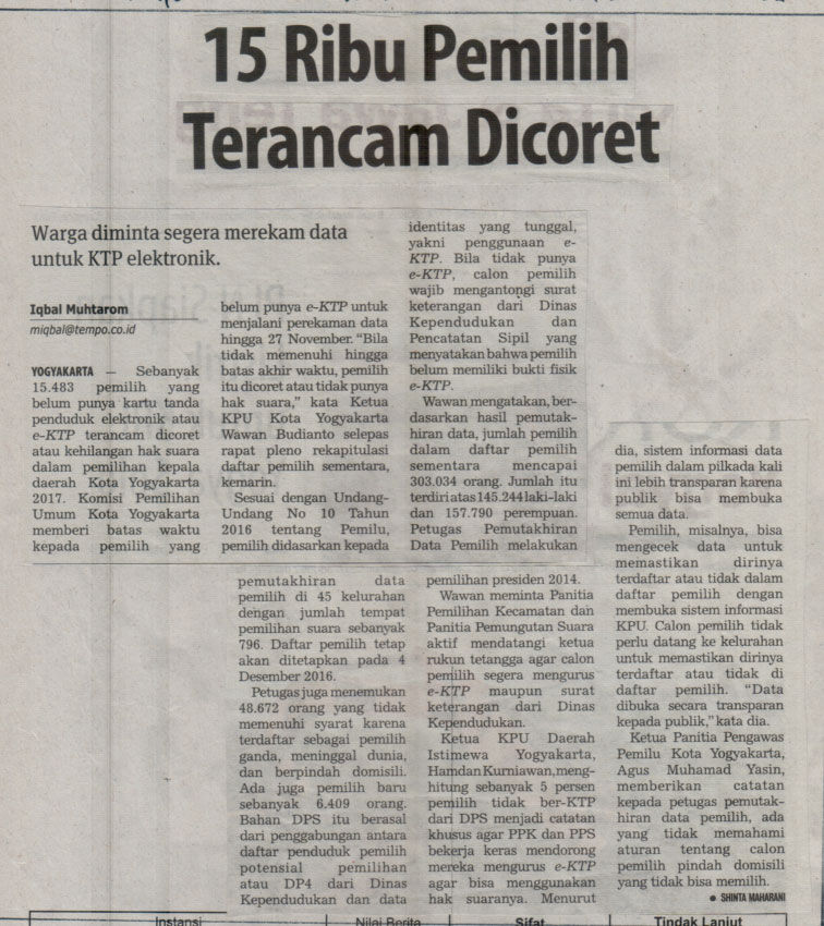 Kliping jogja terbaru