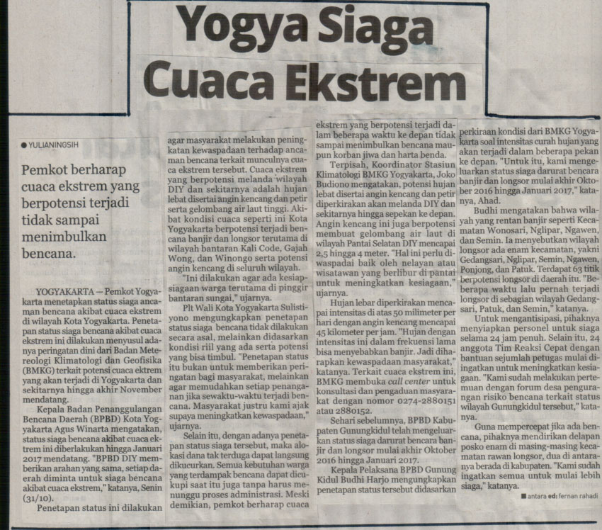 Kliping jogja terbaru