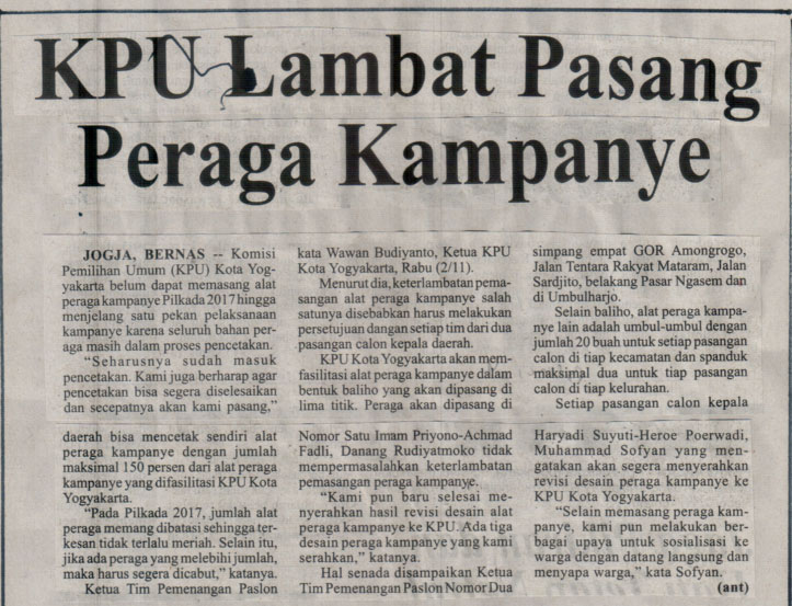 Kliping jogja terbaru