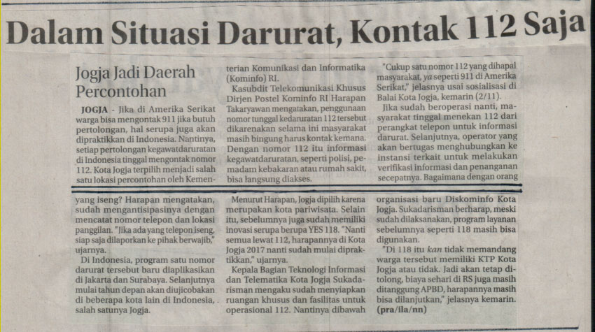 Kliping jogja terbaru