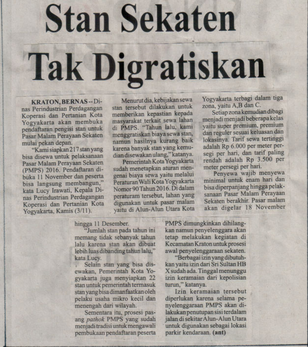 Kliping jogja terbaru