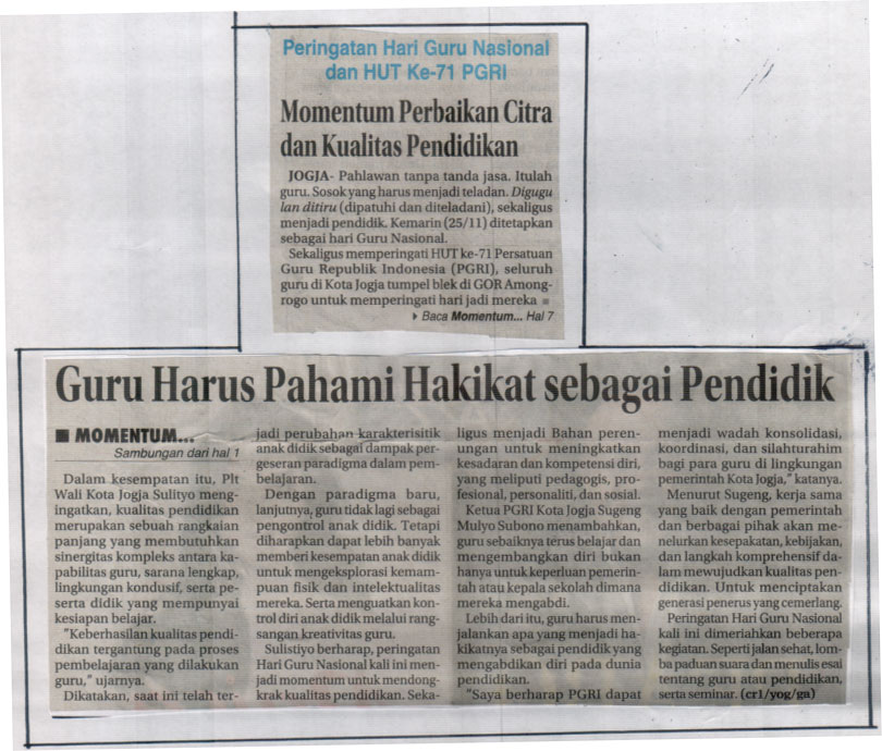Kliping jogja terbaru