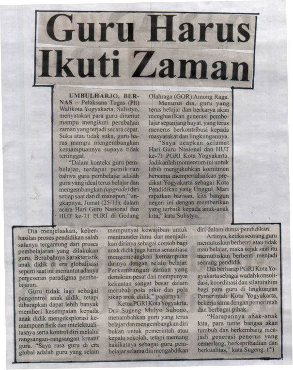 Kliping jogja terbaru