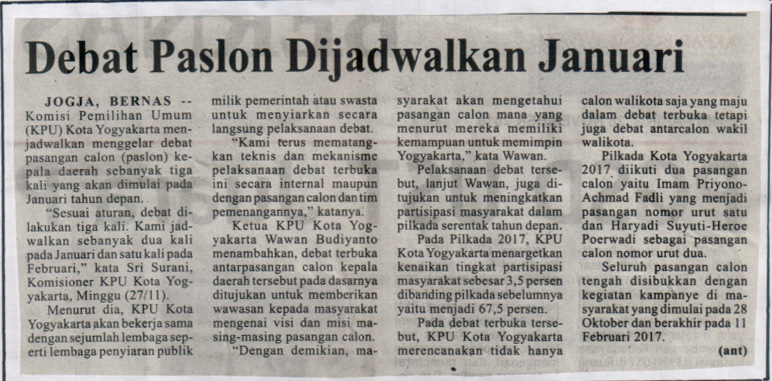 Kliping jogja terbaru