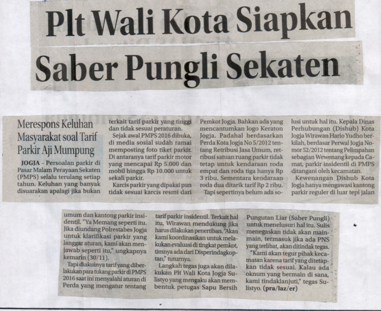 Kliping jogja terbaru
