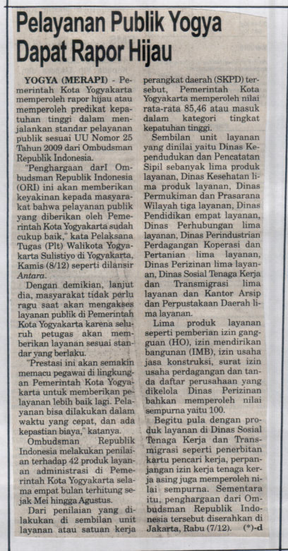 Kliping jogja terbaru