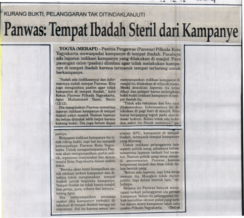 Kliping jogja terbaru