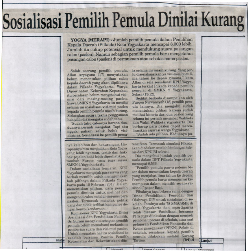 Kliping jogja terbaru
