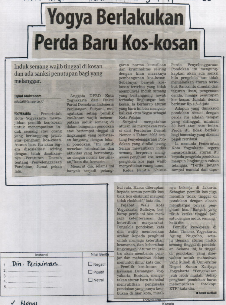 Kliping jogja terbaru