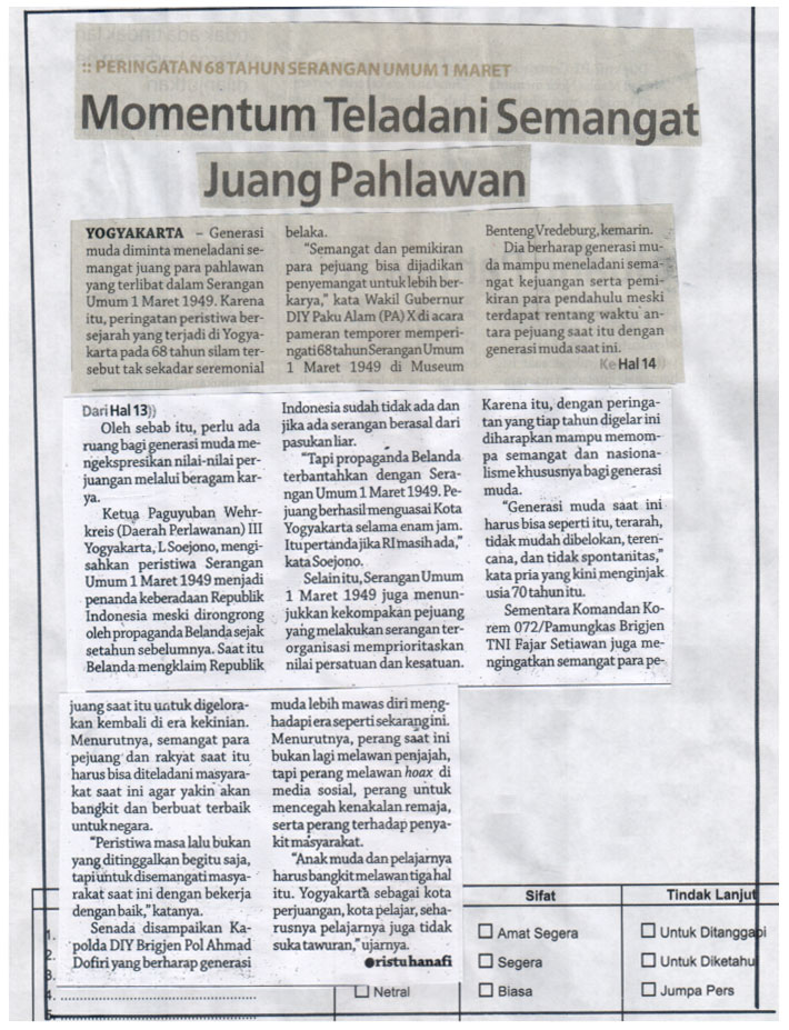 Kliping jogja terbaru