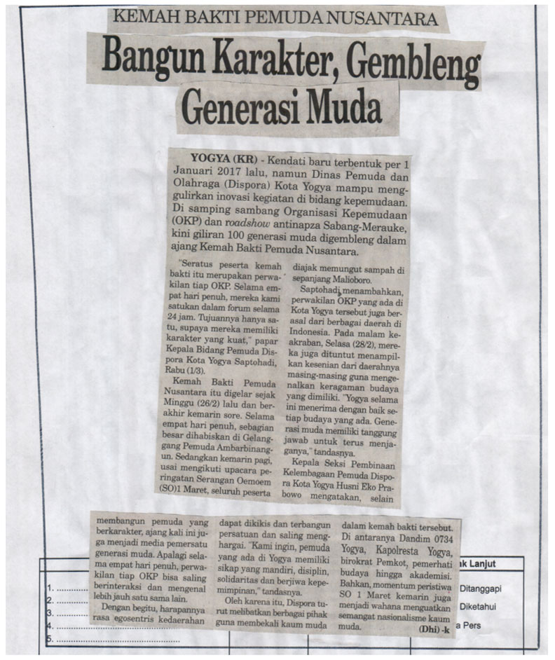Kliping jogja terbaru
