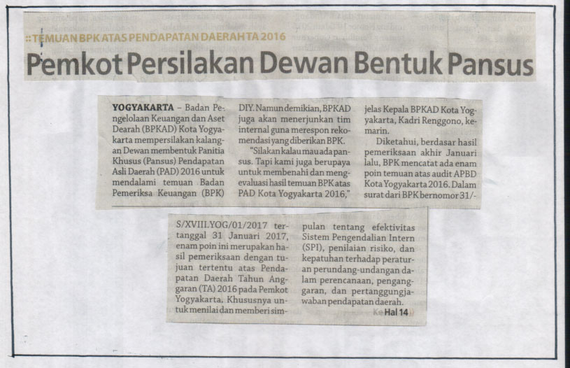 Kliping jogja terbaru
