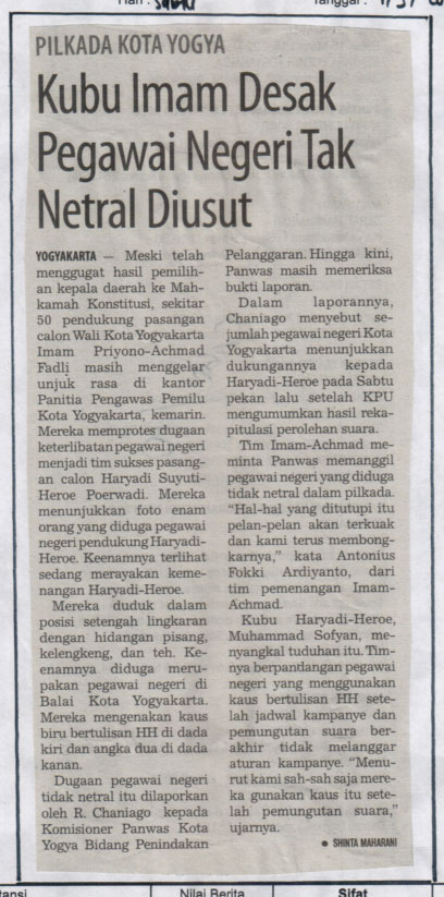 Kliping jogja terbaru