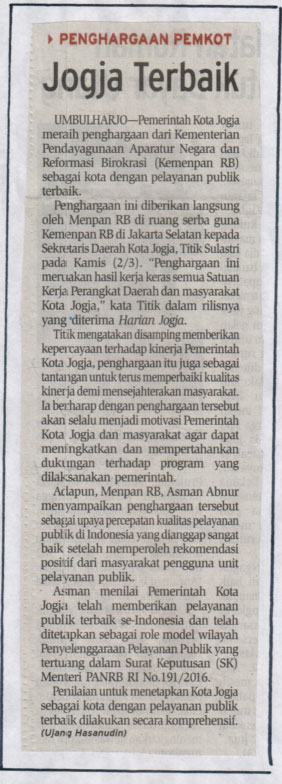 Kliping jogja terbaru