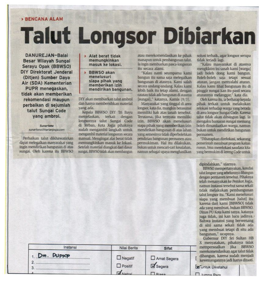 Kliping jogja terbaru