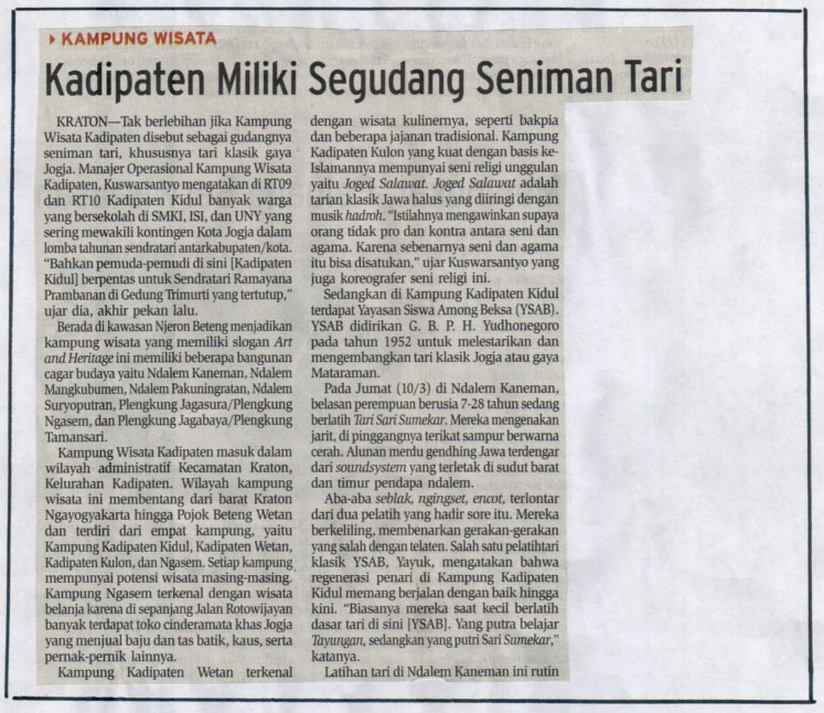 Kliping jogja terbaru
