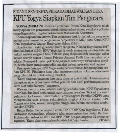 Kliping jogja terbaru