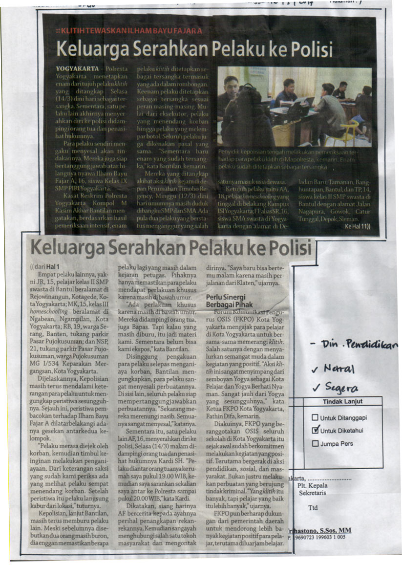 Kliping jogja terbaru