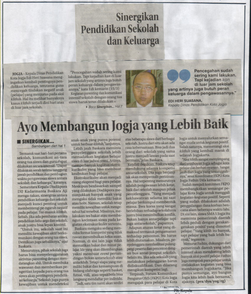 Kliping jogja terbaru