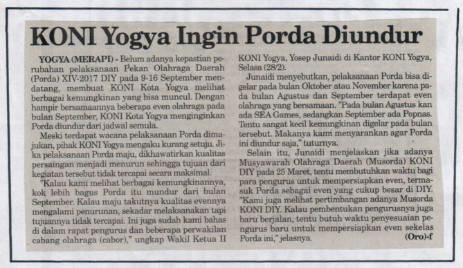 Kliping jogja terbaru