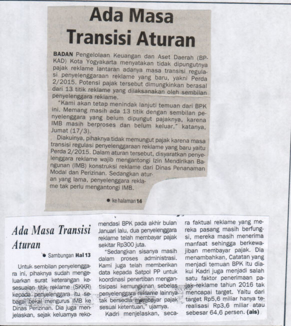 Kliping jogja terbaru