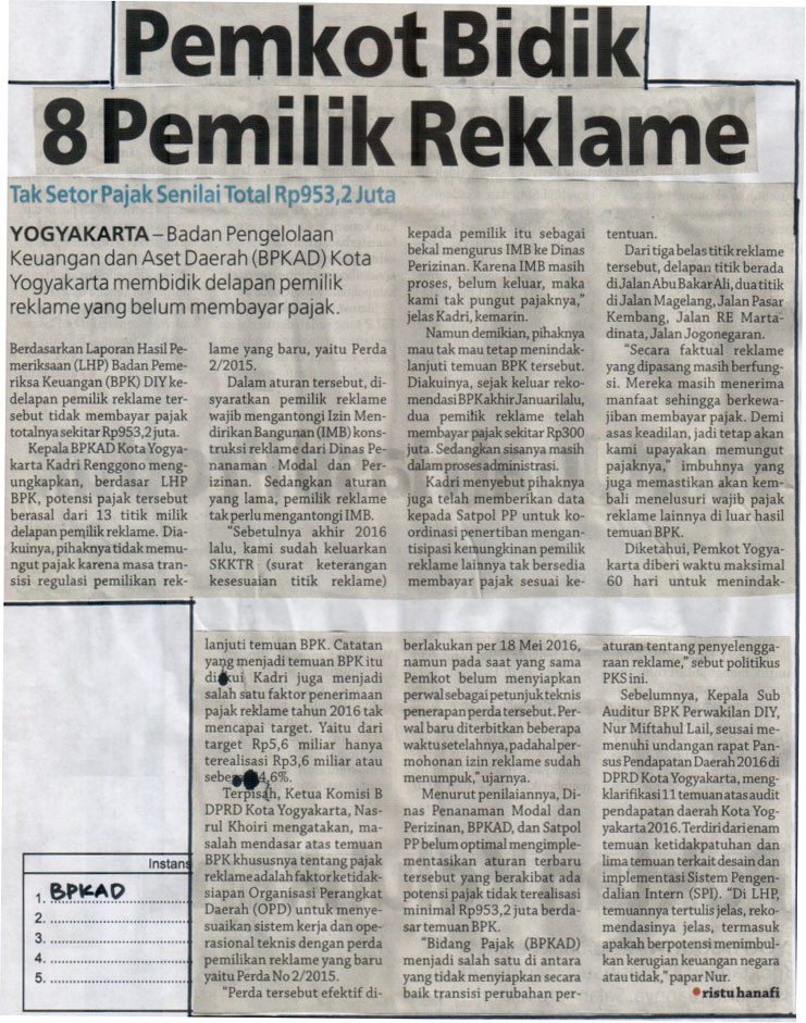 Kliping jogja terbaru