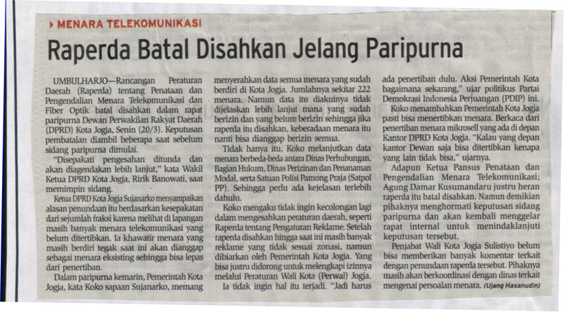 Kliping jogja terbaru