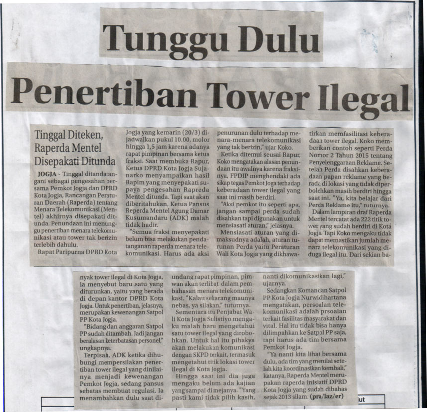 Kliping jogja terbaru