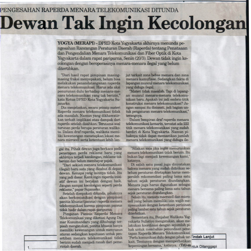 Kliping jogja terbaru