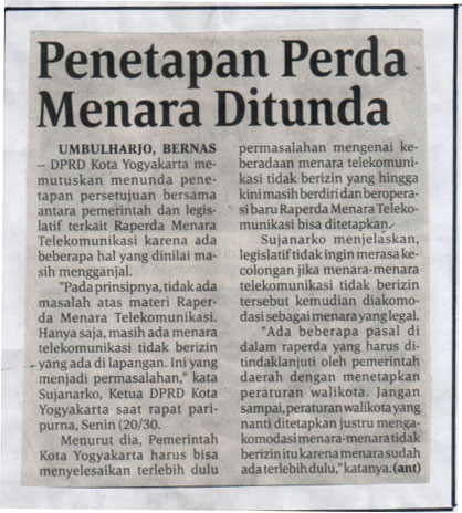 Kliping jogja terbaru