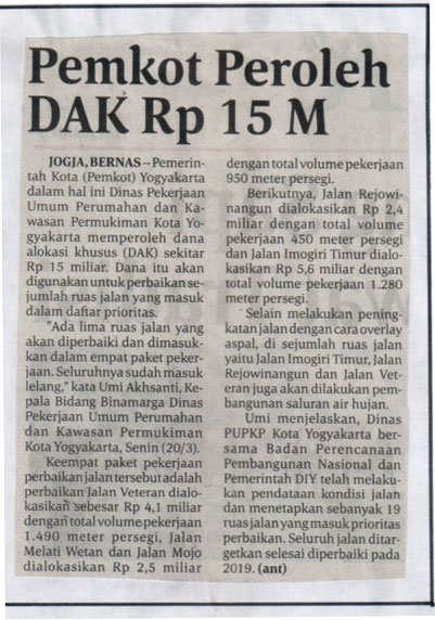 Kliping jogja terbaru