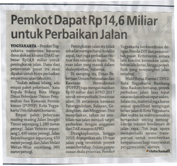Kliping jogja terbaru