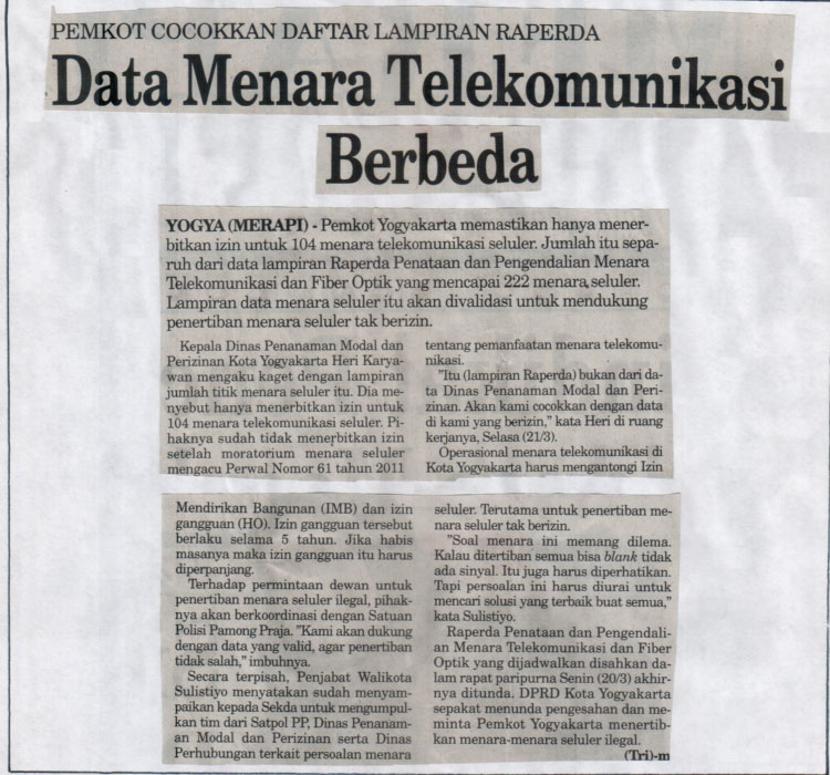 Kliping jogja terbaru