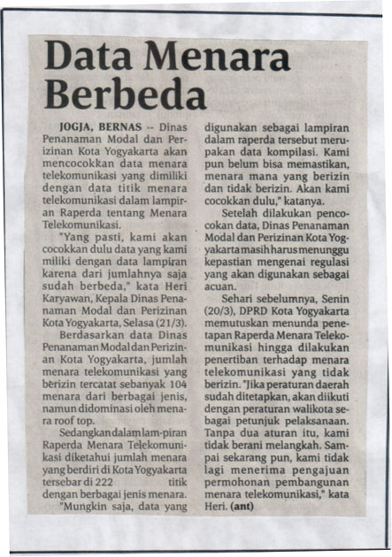Kliping jogja terbaru