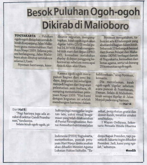 Kliping jogja terbaru