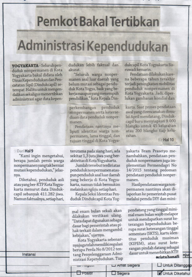 Kliping jogja terbaru