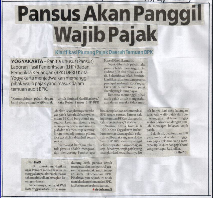 Kliping jogja terbaru