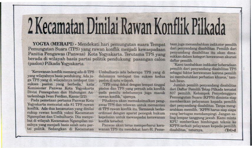 Kliping jogja terbaru