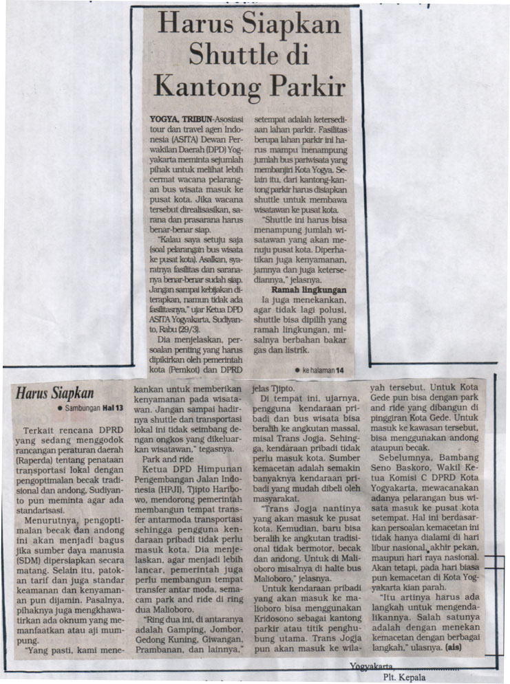 Kliping jogja terbaru