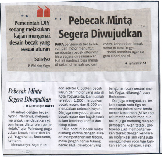 Kliping jogja terbaru