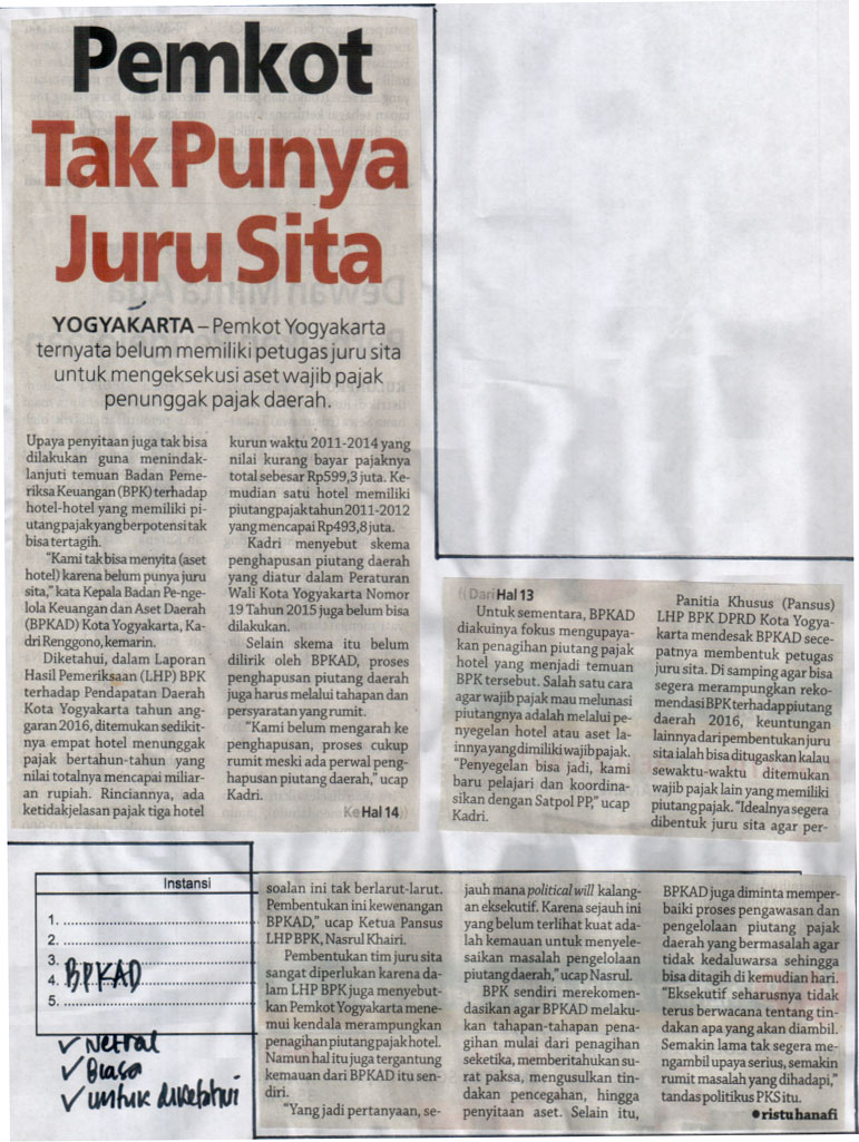 Kliping jogja terbaru