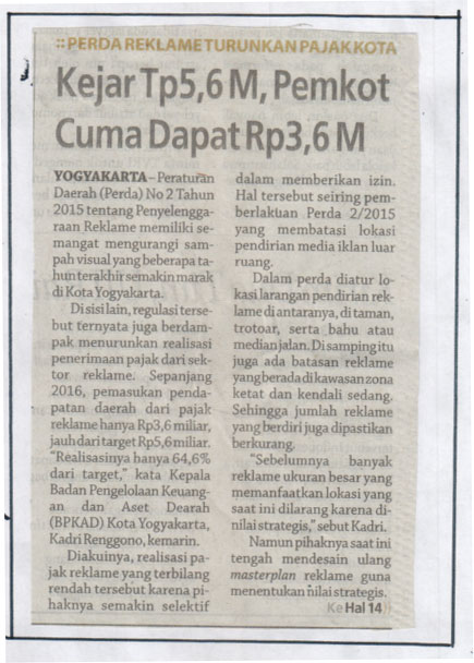 Kliping jogja terbaru
