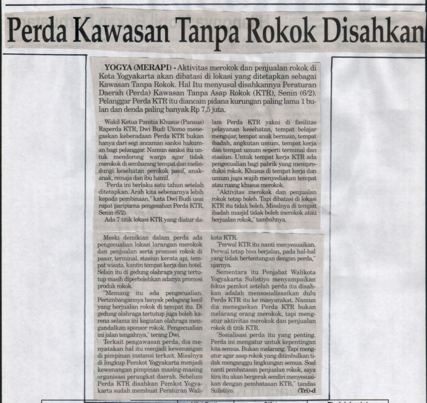 Kliping jogja terbaru