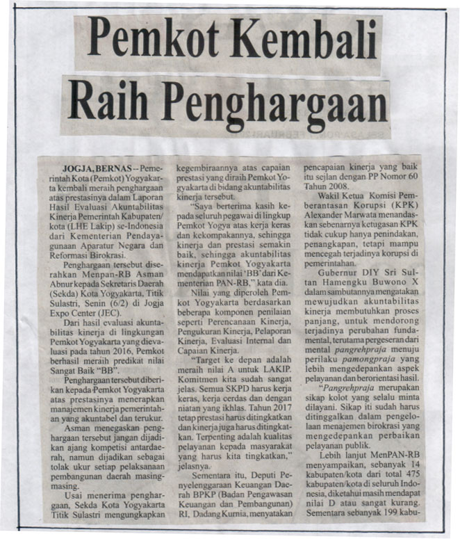 Kliping jogja terbaru