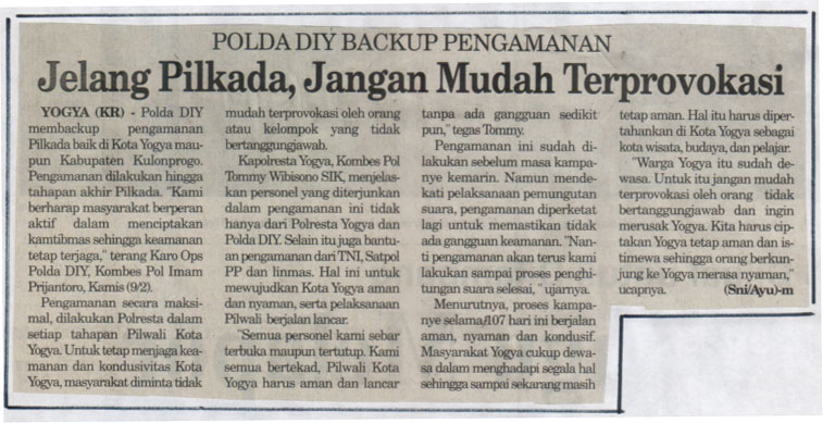 Kliping jogja terbaru