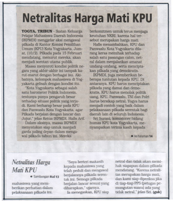Kliping jogja terbaru